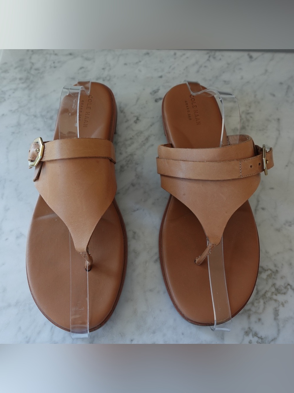 Cole Haan Felicity Grand 360 thong sandals in a brown